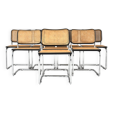 Set of 8 Style B32 dining room chairs by Marcel Breuer
