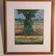 Landscape and exotic birds, signed Iwao Nakajima.