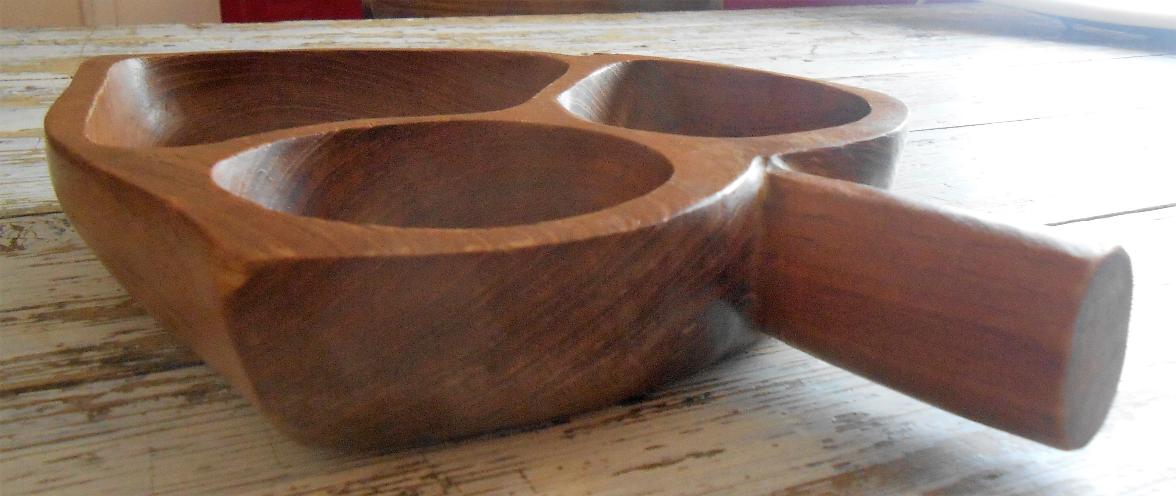 Aperitif in teak tray