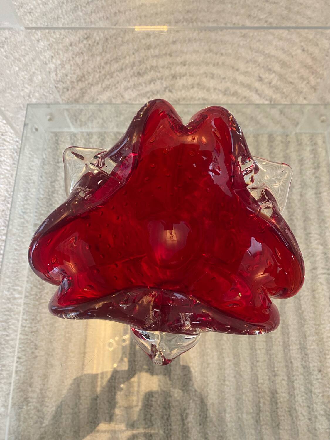 Vintage murano empty pocket by sommerso