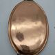 Turkish tea or coffee serving tray in chiseled copper.