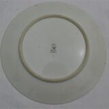 14 old flat plates in Limoges porcelain Legrand décor fleurettes