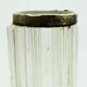 Art Nouveau vase, green glass, silver mount, United Kingdom, early 20th century