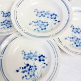 Set of 5 Longchamp plates