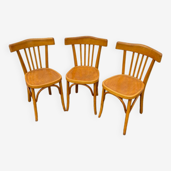 Trio chaises bistrot luterma