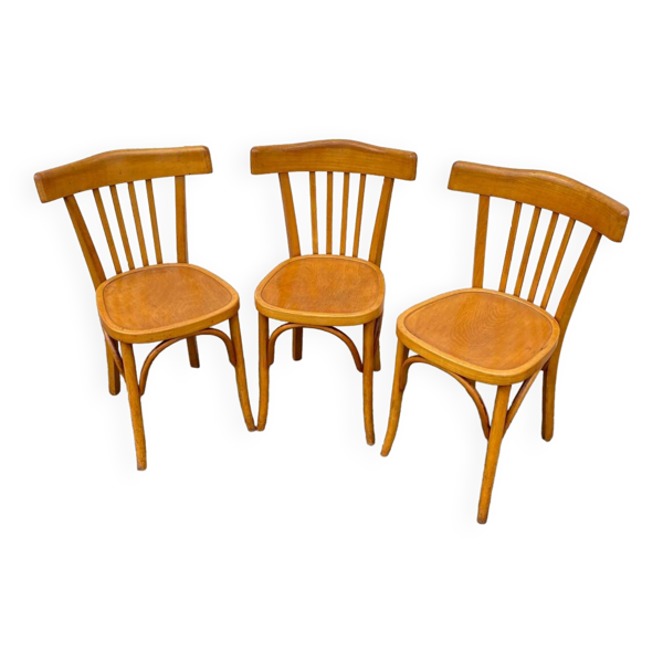 Trio chaises bistrot luterma