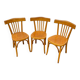 Trio chaises bistrot luterma