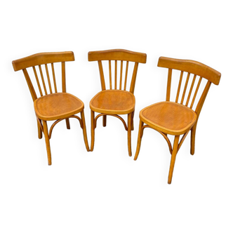 Trio chaises bistrot luterma