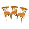 Trio chaises bistrot luterma