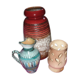 Set of vases and photophore