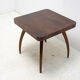 Fully renovated walnut Spider table H 259 by Jindřich Halabala, 1950´s