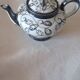 Coffee/tea service, glazed porcelain in Art Deco style, Saint Graal model.