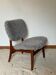 Danish MidCentury Lounge Chair Sheep Skin 50s