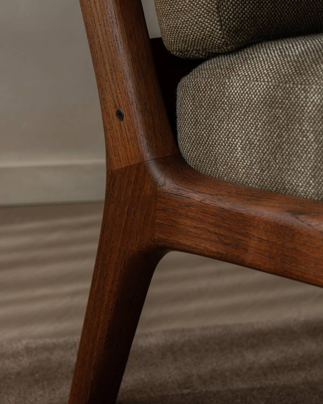 Vintage Senator Two-Seater Sofa by Ole Wanscher for Cado Danish Teak 1960s