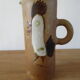 Ceramic jug jug decanter signed La Colombe 70s