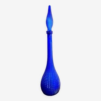 Blue decanter