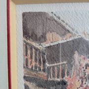 Frame with watercolour