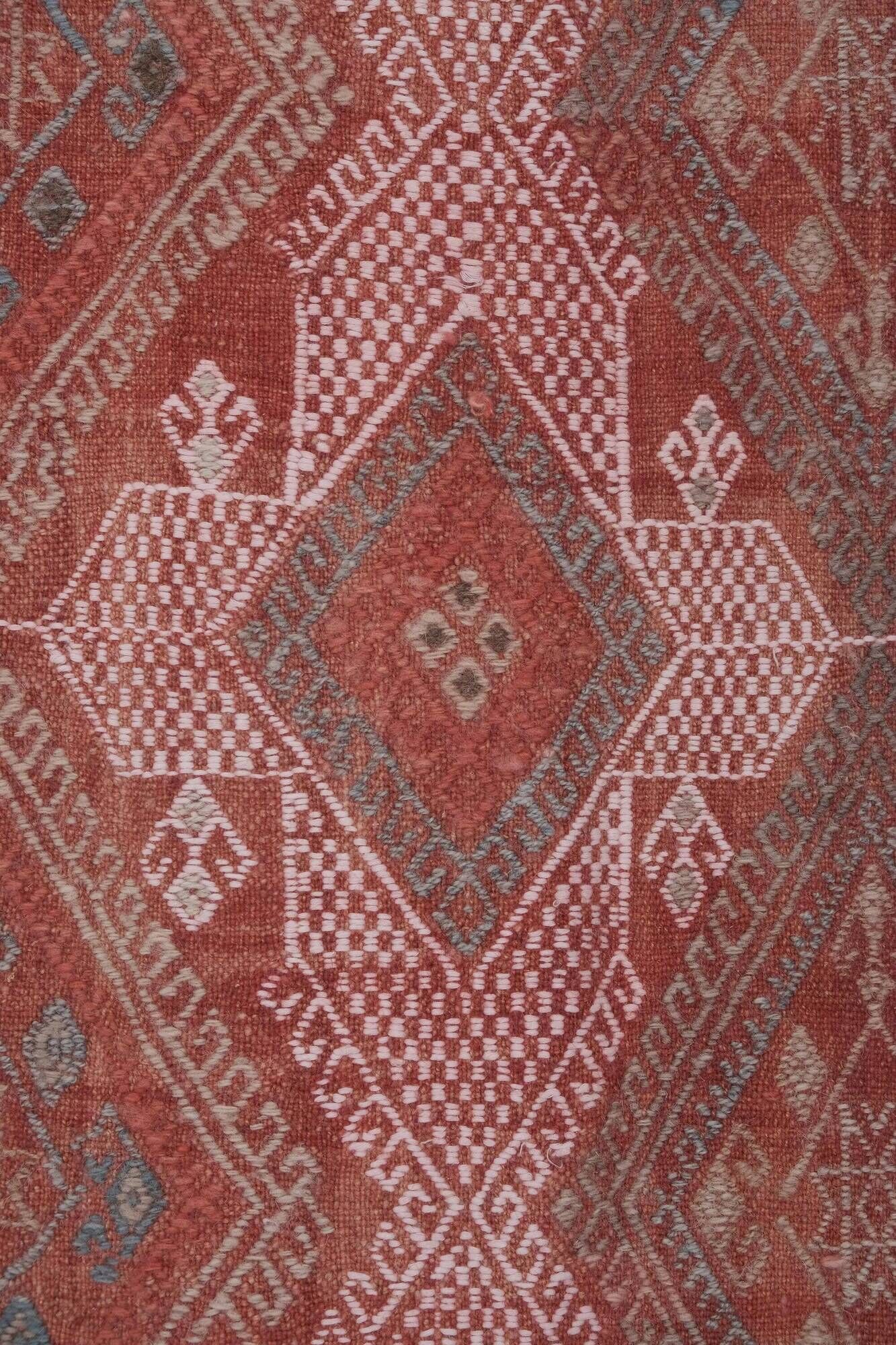 Vintage Turkish handmade rug 153x207 cm