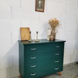 Chest of drawers vintage feet compass redesigned