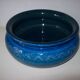 Aldo Londi coupe for Bitossi in "Rimini Blue" ceramic from the 1960s.