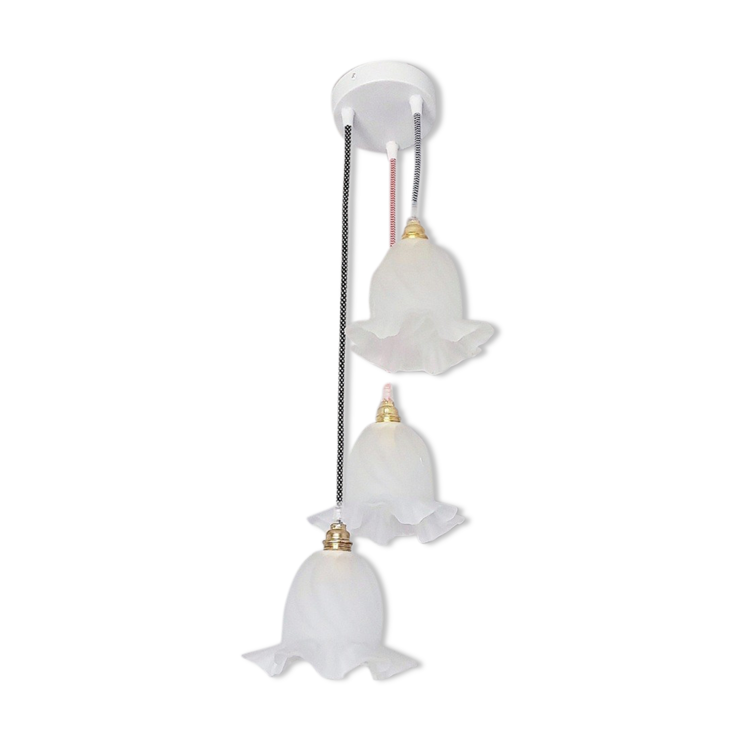 Vintage trio pendant lamp