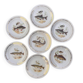 Assiettes à Poisson Vintage en Porcelaine de Limoges – Émaux de Limoges