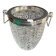 Crystal and chrome metal cooling bucket