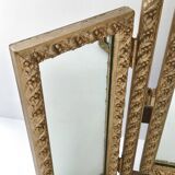 Vintage triptych mirror 1950