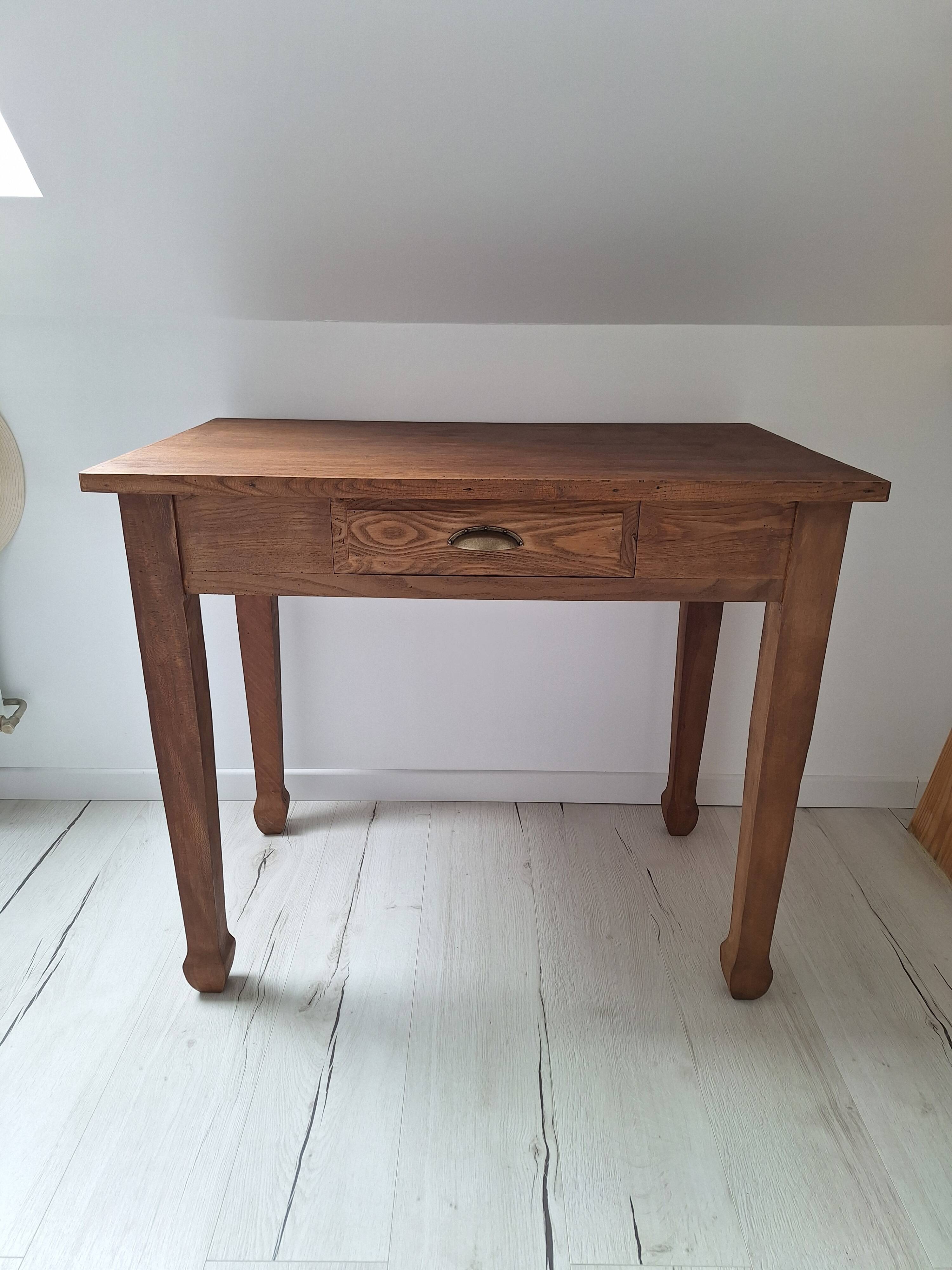 Vintage Country Farmhouse Desk / Console / Side Table