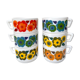 Vintage lotus arcopal coffee cups
