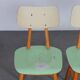 Paire de chaises vertes pour Ton, 1960