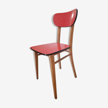 Wooden chair and formica