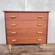Scandinavian vintage chiffonier weekly chest of drawers