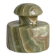 Green veined stone paperweight