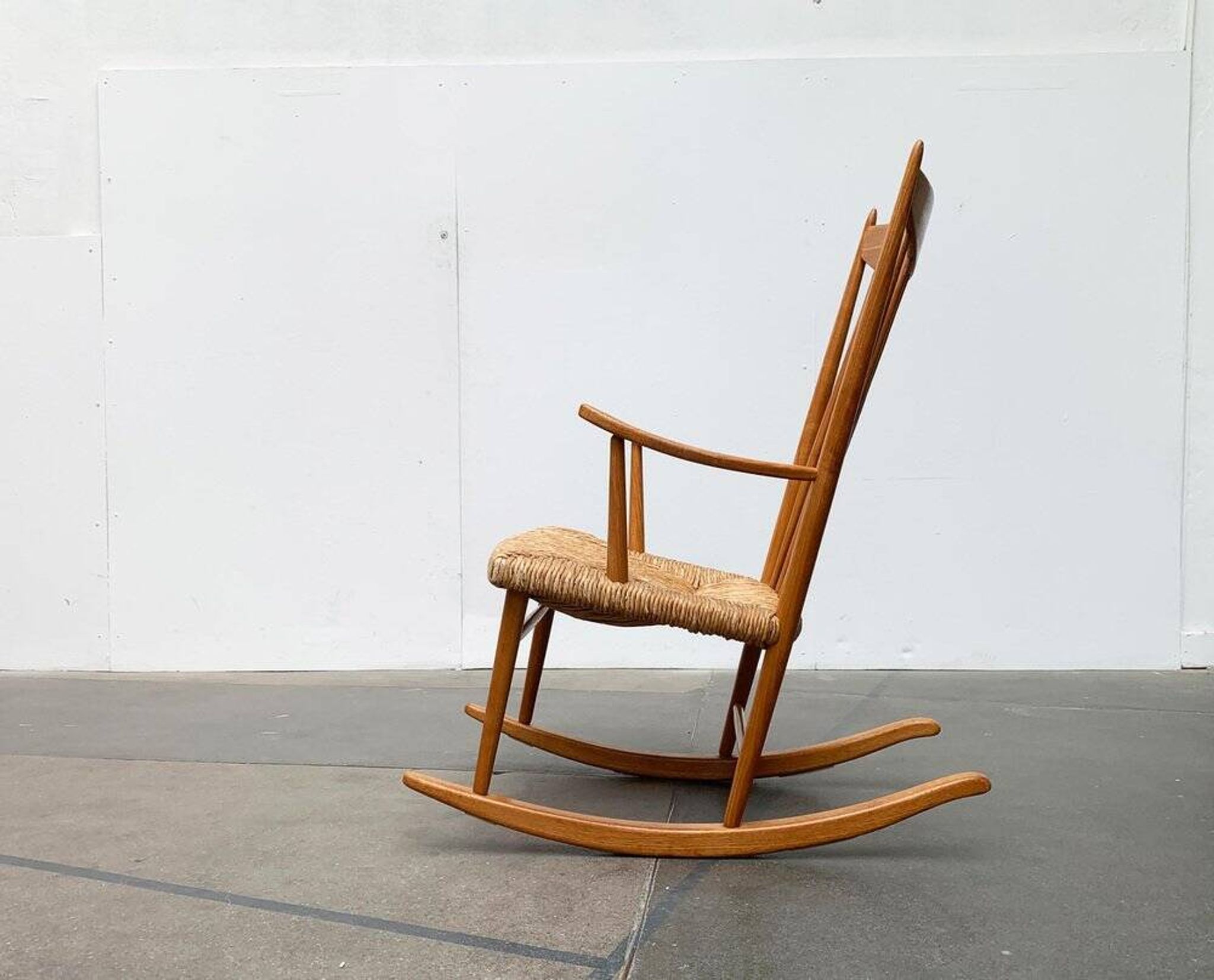 Mid-century Danish rocking chair