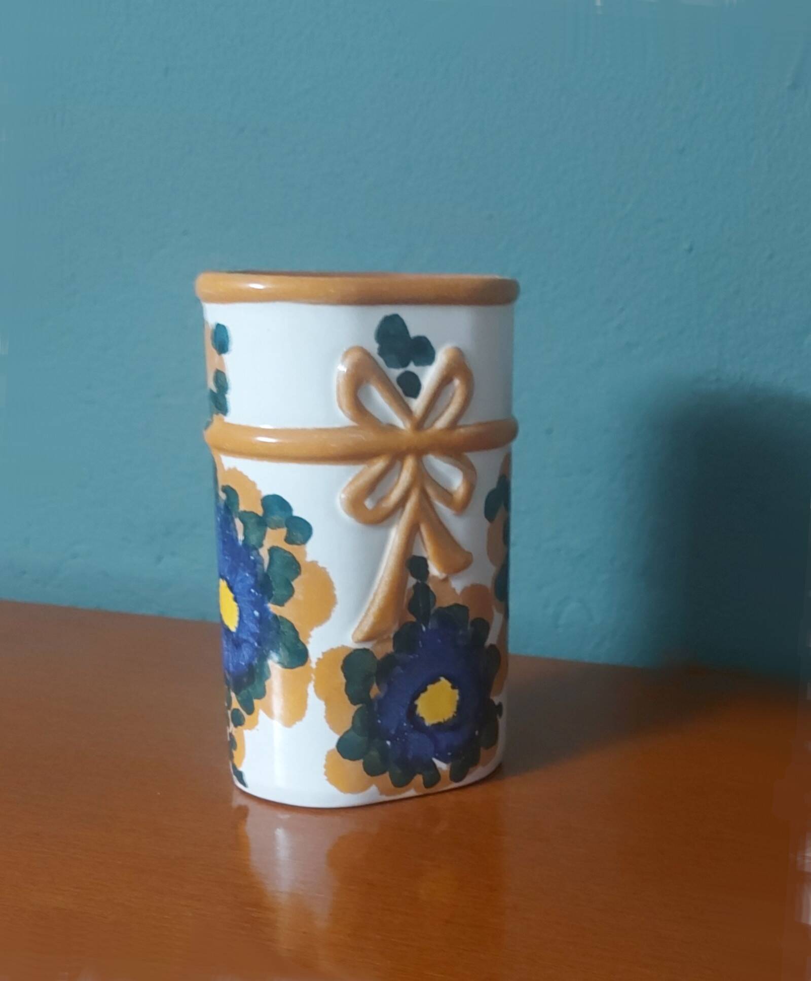 Vase peint à la main W. Allemagne