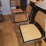 4 Cesca chairs Marcel Breuer