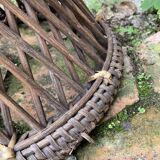 Vintage cane diabolo stool