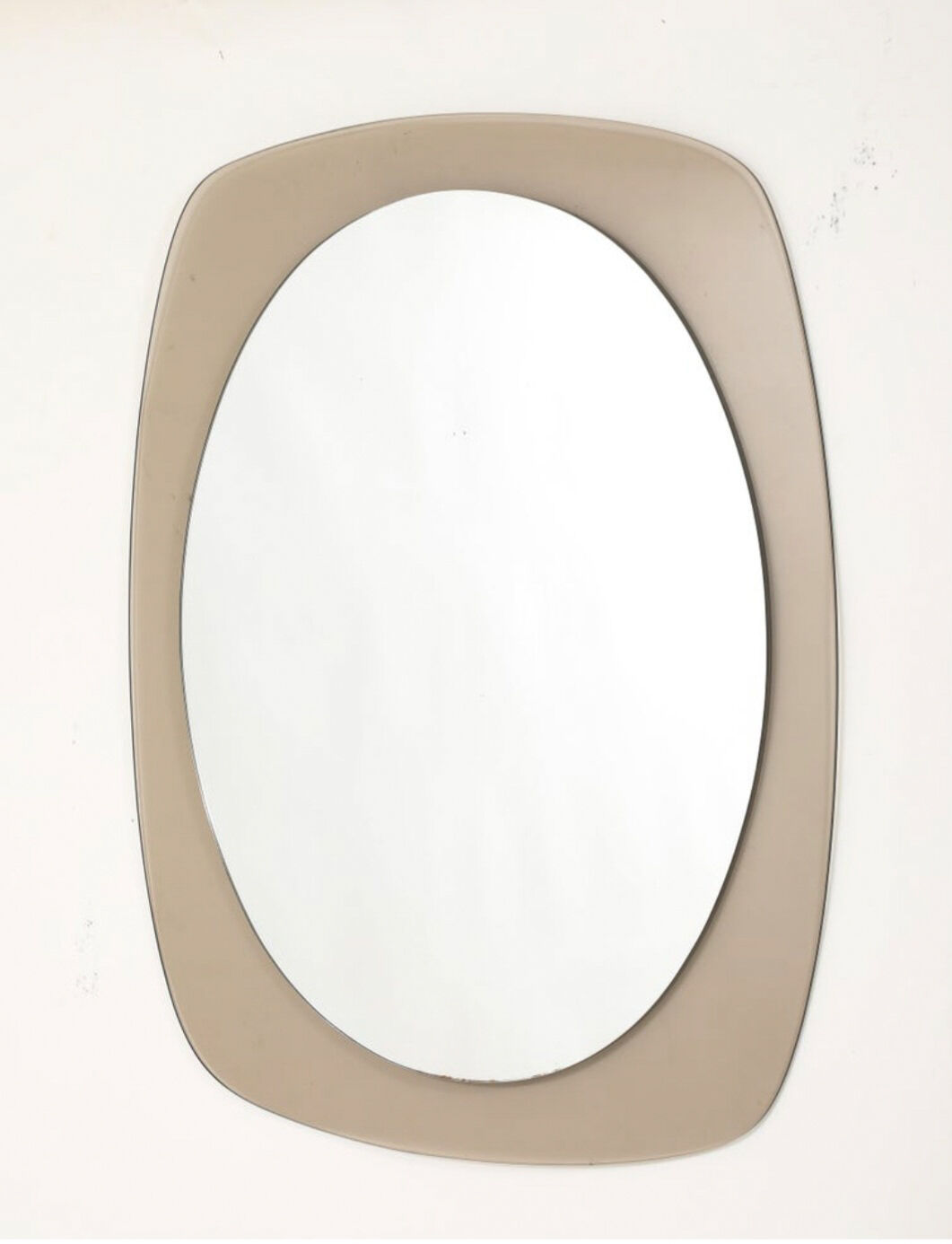 Vintage 1970s organic mirror – Modernist design