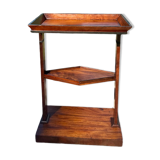 Small Mahogany Empty Pocket Coffee Table, 19th Century