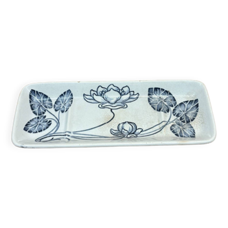 Sarreguemines porcelain comb holder