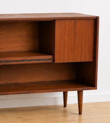 Vintage Scandinavian teak library