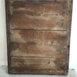 Antique stucco and wood mirror 50x62cm