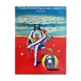 Poster Cannes Film Festival 1975 format 120x160 cm