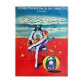 Poster Cannes Film Festival 1975 format 120x160 cm