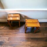 Set of 4 André Sornay stools
