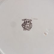 Round dish n°1 Choisy le Roi in Iron Earth decoration fruits and insects