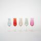 Set of coloured wine glasses, 1960s, made in Czechoslovakia