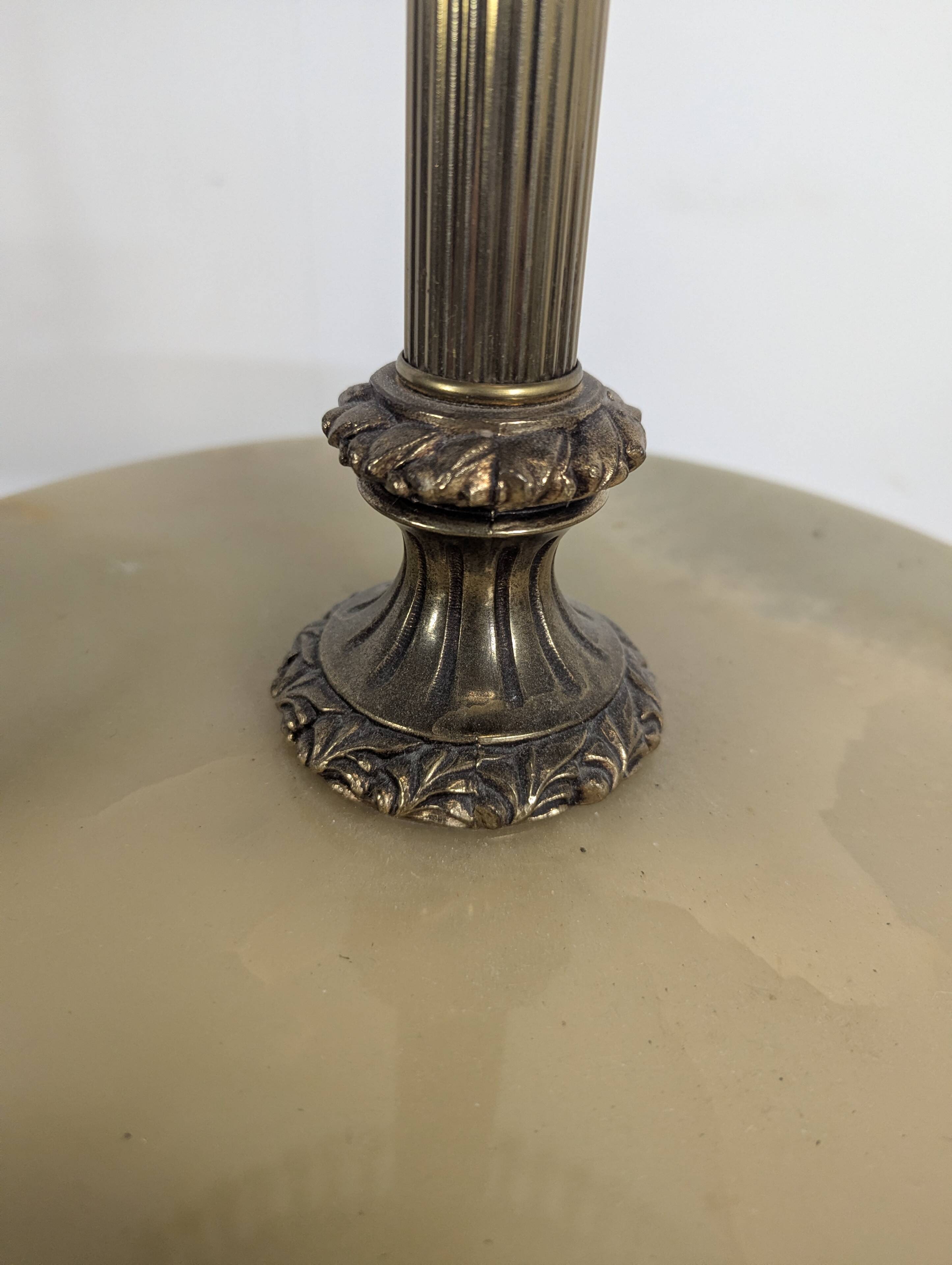 Lampadaire onyx style néo-classique