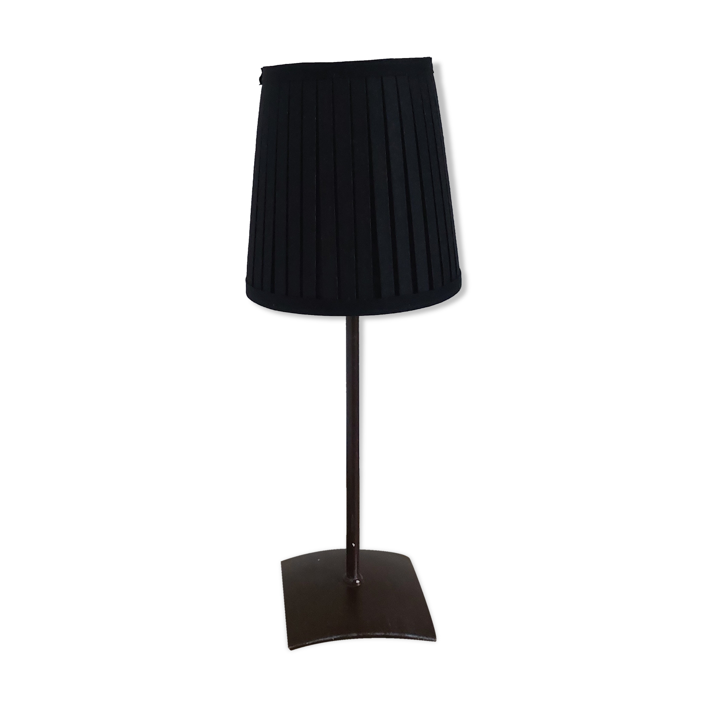 Lamp, black lampshade